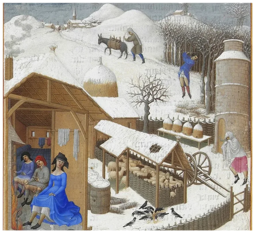 Medieval image from the print edition, final section